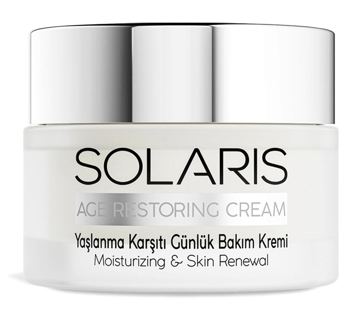 Solaris 30+ Nemlendirici Tüm Ciltler Anti-Aging, Kırışıklık Giderici Boyun-Yüz Krem 50 ml