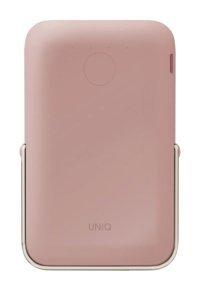 Uniq 5000 mAh Hızlı Şarj Mıknatıslı Type C Kablosuz Powerbank Pembe