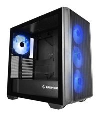 Rampage Craft RGB 4 Fanlı Siyah Dikey Mid Tower Oyuncu Bilgisayar Kasası