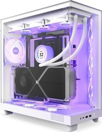 Nzxt H6 Flow RGB Mesh Beyaz Dikey ATX Oyuncu Bilgisayar Kasası