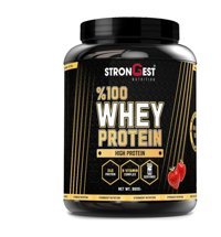 Strongest Nutrition Çilekli Whey Protein Protein Tozu 960 gr