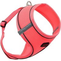 Tailpetz Step İn Harness L Ayarlanabilir Göğüs Köpek Tasması Neon Pembe