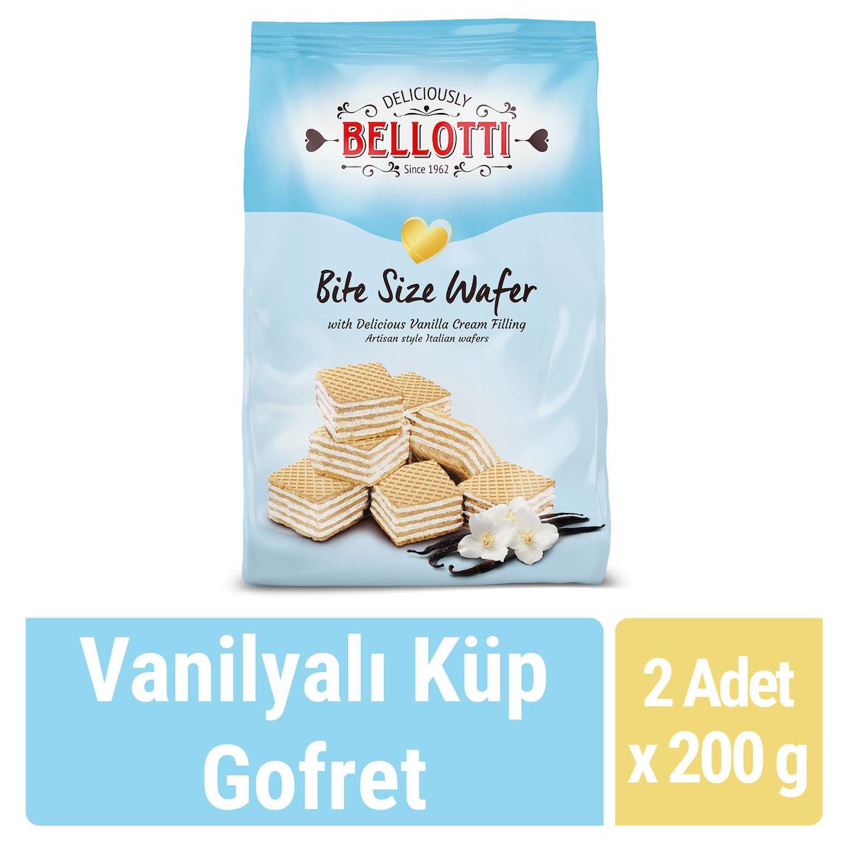 Belotti Vanilyalı Küp Gofret 2x200 gr