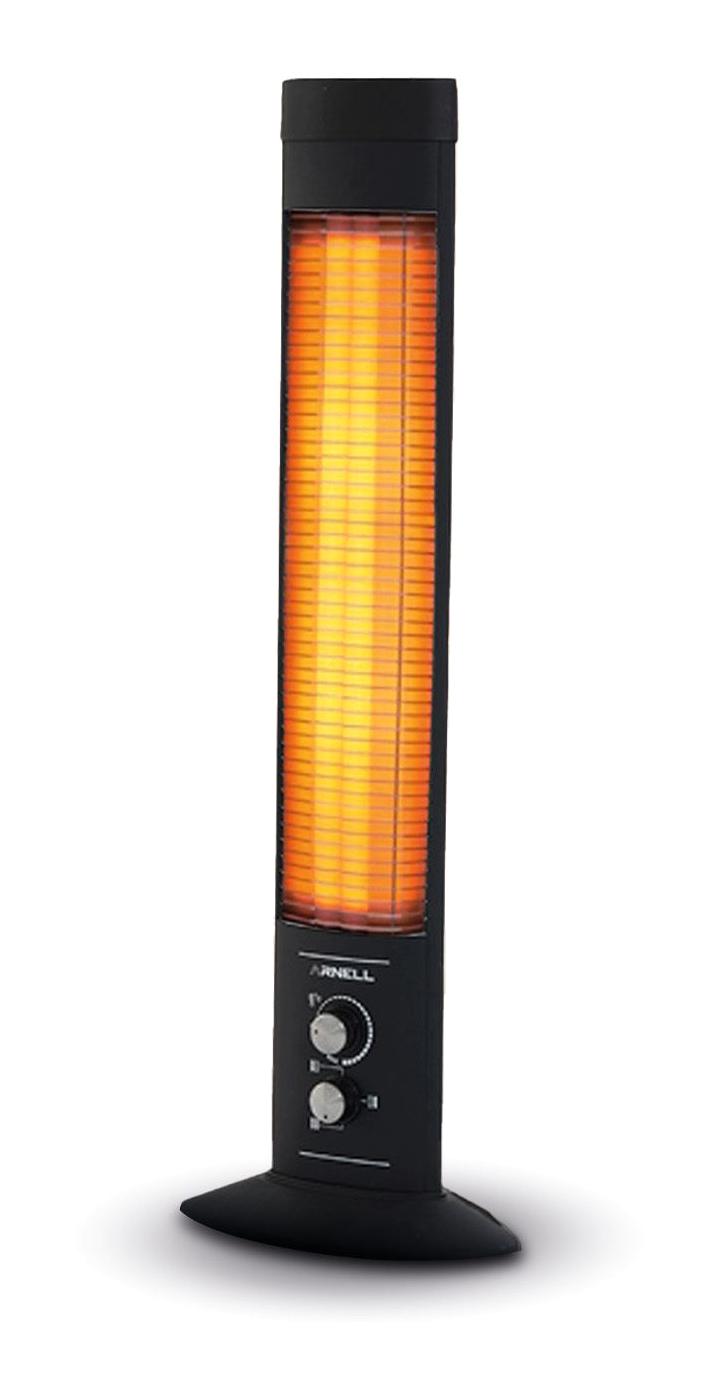 Arnell 2400 W Kule Tipi Infrared Isıtıcı Siyah