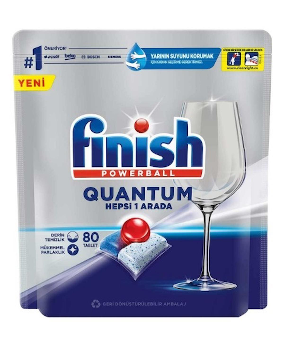 Finish Quantum Tablet Bulaşık Makinesi Deterjanı 2x40 Adet