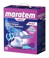 Maratem Culina Tablet Bulaşık Makinesi Deterjanı 40 Adet