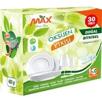 Max Green Bitkisel Tablet Bulaşık Makinesi Deterjanı 30 Adet