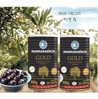 Marmarabirlik Salamura Siyah Zeytin Teneke 2x800 gr