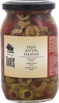 Tariş Salamura Yağlı Yeşil Zeytin Kavanoz 200 gr