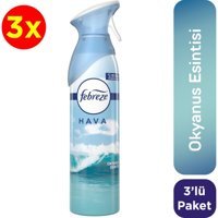 Febreze Okyanus Esintisi Oda Kokusu 3x185 ml