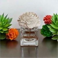 Melusina Candle Fitilli Şakayık Taşlı Papatya-Şakayık Oda Kokusu 100 ml