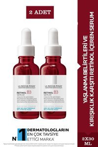 La Roche-Posay B3 Retinol Yüz Dolgunlaştıran Canlandırıcı Kırışıklık Karşıtı Jel Yüz Serumu 2x30 ml