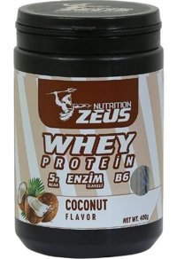 Zeus Nutrition Hindistan Cevizi Vegan Whey Protein Protein Tozu 400 gr