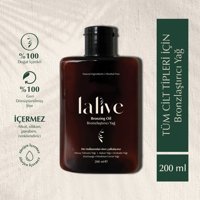 Lalive Hindistan Cevizi Yağı Yoğun Tüm Vücut İçin Bronzlaştırıcı Yağ 200 ml