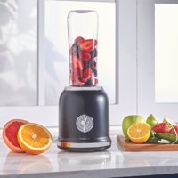 Karaca Retro Personal 600 ml Cam Hazneli Buz Kırıcılı Turbolu Tekli Smoothie Blender Siyah