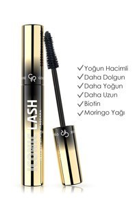 Golden Rose Iconic Lash Intense Hacim Veren Suya Dayanıklı Siyah Maskara