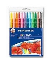 Staedtler NWP12 Çevirmeli 12'li Kalem Pastel Boya