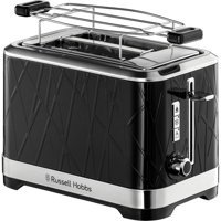 Russell Hobbs 28091-56 Structure 2 Dilim Kırıntı Tepsili Telli 1500 W Siyah Ekmek Kızartma Makinesi