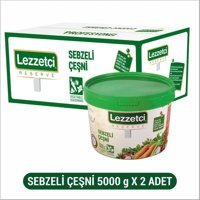 Lezzetçi Organik Vegan Sebzeli Çeşni 2x5 kg