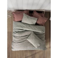 Cotton Box Petite Pamuk 160x220 cm Çarşaflı Lastikli Tek Kişilik Nevresim Takımı Kiremit