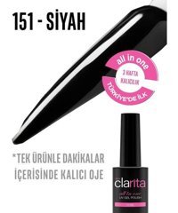 Clarita 151 Siyah Kalıcı Parlak Oje