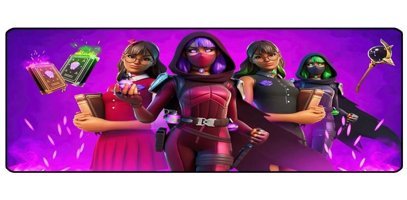 Sge Teknoloji Fortnite Girls 70x30 cm XL Gaming Mousepad Çok Renkli