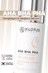 K-Lotus Beauty Aha Bha Pha Balancing&Soothing Yaşlanma Karşıtı Kırışıklık Karşıtı Jel Yüz Serumu 30 ml