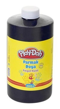 Play-Doh Yıkanabilir 1 lt Siyah Parmak Boyası