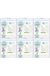 Sleepy Bio Natural 6 Numara Organik Cırtlı Bebek Bezi 6x64 Adet