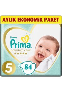 Prima Premium Care 5 Numara Cırtlı Bebek Bezi 84 Adet