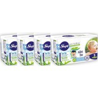 Sleepy Natural Ultra Hassas 3 Numara Organik Külot Bebek Bezi 4x34 Adet