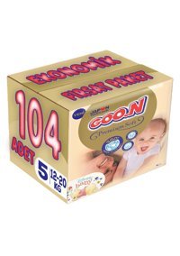 Goon Premium Soft Junior 5 Numara Cırtlı Bebek Bezi 104 Adet