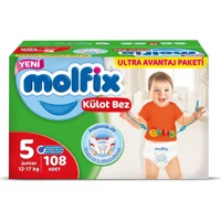 Molfix Anatomik Fit 5 Numara Külot Bebek Bezi 108 Adet