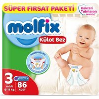 Molfix Anatomik Fit 5 Numara Külot Bebek Bezi 60 Adet