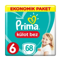 Prima Ekonomik Paket 6 Numara Külot Bebek Bezi 2x34 Adet