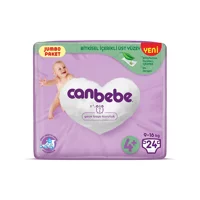 Canbebe Maxi Plus Jumbo Paket 4 + Numara Bantlı Bebek Bezi 24 Adet