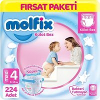 Molfix Maxi 4 Numara Külot Bebek Bezi 4x56 Adet