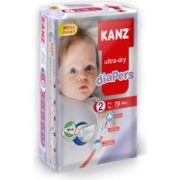 Kanz Ultra-Dry Mini 2 Numara Cırtlı Bebek Bezi 76 Adet