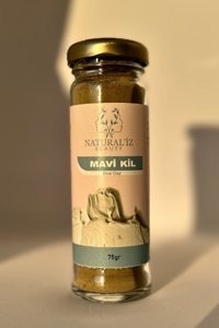 Naturaliz Beauty Mavi Kil Killi Nemlendiricili Soyulabilir Krem Yüz Maskesi