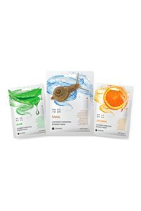 Jkosmec Snail-C Vitamin Aloe Veralı Nemlendiricili Soyulabilir Kağıt Yüz Maskesi