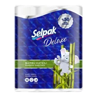 Selpak Deluxe 3 Katlı 12'li Rulo Kağıt Havlu