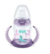 Nuk Akıtmaz Kulplu 6+ Ay 150 ml Alıştırma Bardağı Mor