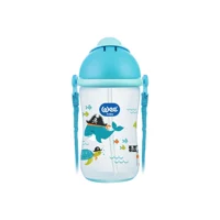 Wee Baby Wee171 Pipetli Akıtmaz Kulpsuz 0+ Ay 380 ml Alıştırma Bardağı Mavi