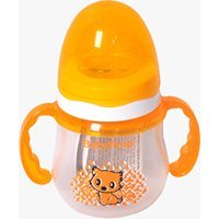 Baby Time Pipetli Akıtmaz Kulplu 250 ml Alıştırma Bardağı Sarı