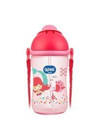 Wee Baby AY-WEE171 Pipetli Akıtmaz Kulpsuz 6+ Ay 380 ml Alıştırma Bardağı Kırmızı