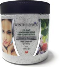 Winter Rose İncir Ekstraktlı Siyah Nokta Karşıtı Leke Giderici Sıkılaştırıcı Jel Kavanoz Yüz Peelingi 500 ml