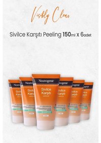 Neutrogene Visibly Clear Siyah Nokta Karşıtı Leke Giderici Jel Tüp Yüz Peelingi 6x150 ml