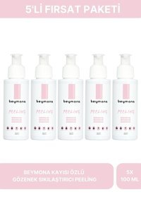 Beymona Kayısılı Siyah Nokta Karşıtı Sıkılaştırıcı Jel Şişe Yüz Peelingi 5x100 ml