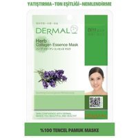 Dermal Herb Collagen Essence Nemlendiricili Kağıt Yüz Maskesi