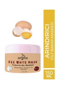 Orginx Egg White Mask Killi Krem Yüz Maskesi 150 ml